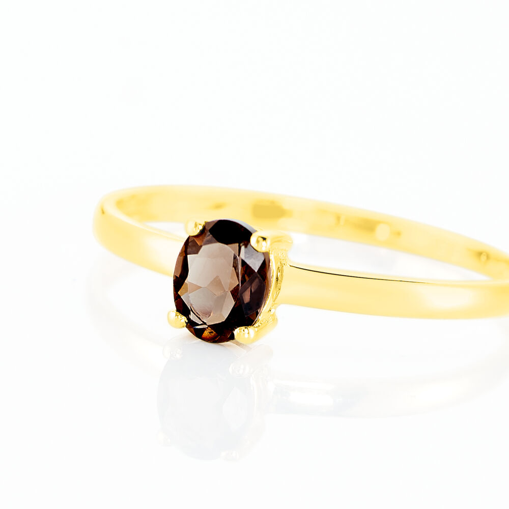 Bague Lily Or Jaune Quartz - Bagues avec pierre Femme | Marc Orian