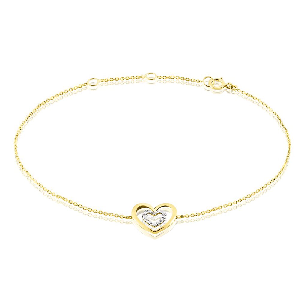 Bracelet Or Jaune Juliame Diamants - Bracelets chaînes Femme | Marc Orian