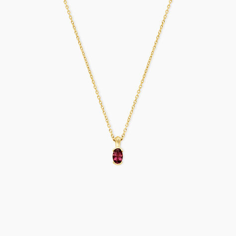 Collier Poem Argent Jaune Tourmaline - Colliers avec pierres Femme | Marc Orian