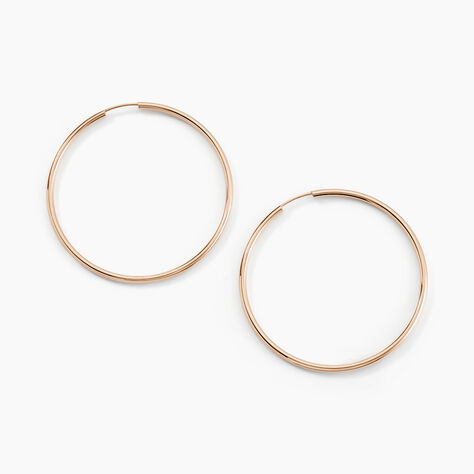 Cr&eacute;oles Valencina Or Rose - Cr&eacute;oles Femme | Marc Orian