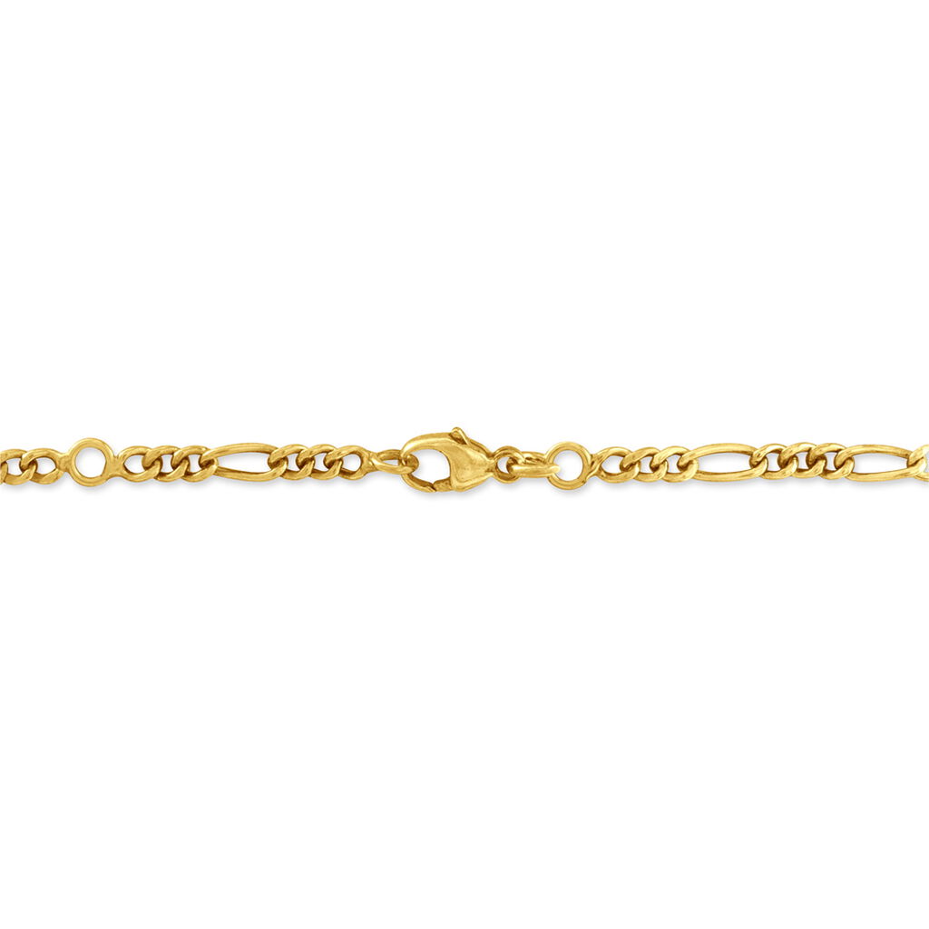 Bracelet Identité Fanelia Maille Marine Or Jaune - Gourmettes Enfant | Marc Orian