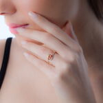 Bague Naceira Or Bicolore Rubis Et Diamant - Bagues vintage Femme | Marc Orian