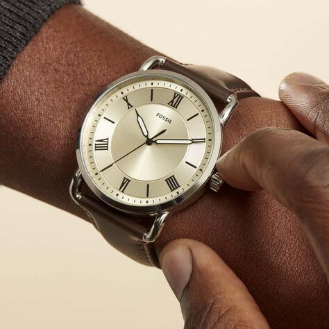Montre Fossil Copeland Creme - Montres classiques Homme | Marc Orian