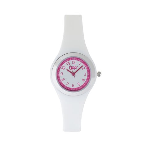 Montre Upp Camille Blanc Et Rose - Montres avec chiffres Enfant | Marc Orian