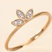 Bague Palmiritio Or Jaune Diamant - Bagues pierres précieuses Femme | Marc Orian