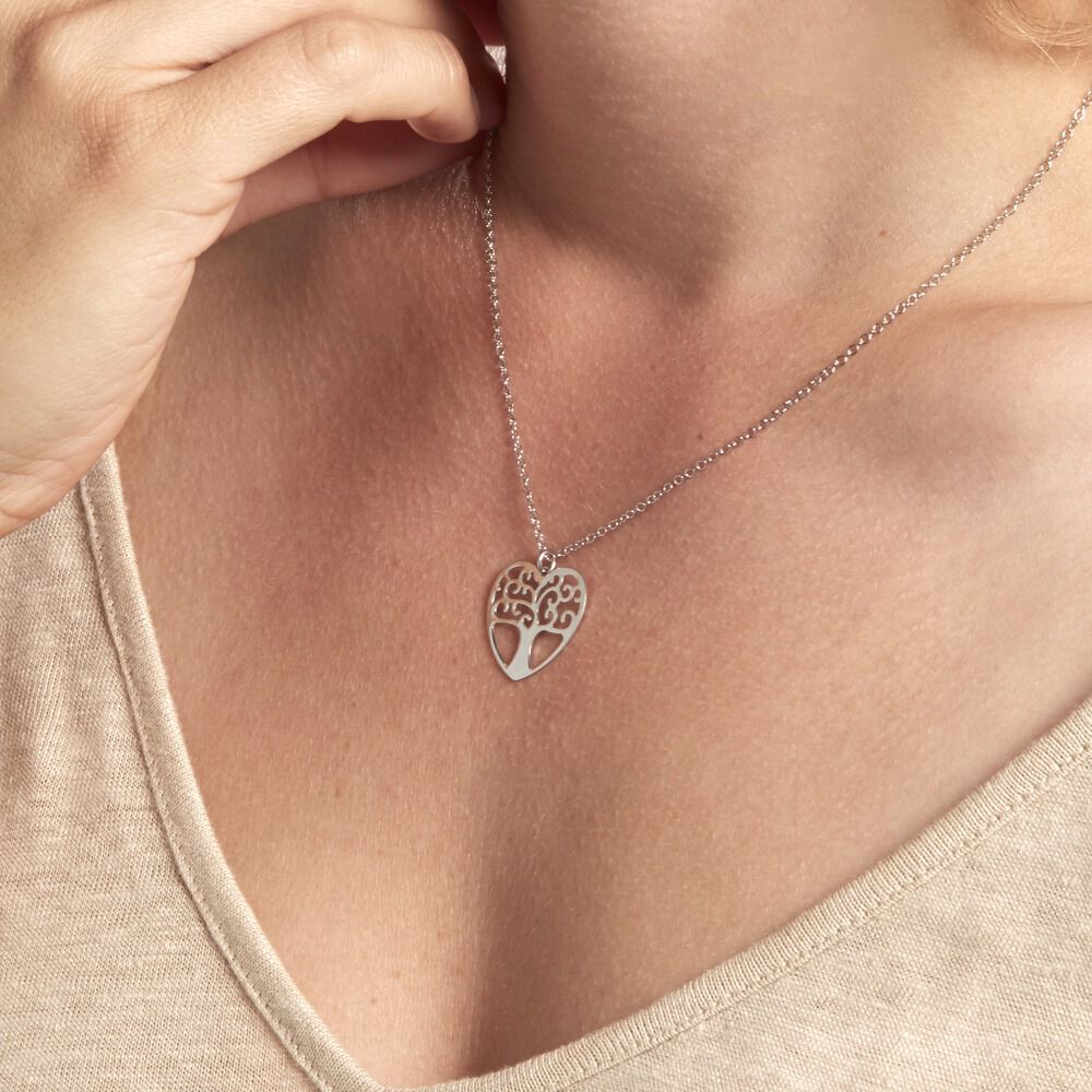 Collier Tyfen Argent Blanc - Colliers Femme | Marc Orian