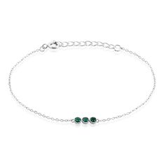 Bracelet Kasey Argent Blanc Oxyde De Zirconium - Bracelets chaînes Femme | Marc Orian