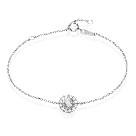 Bracelet Princess Argent Blanc Oxyde De Zirconium - Bracelets chaînes Femme | Marc Orian