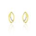 Boucles D'oreilles Or Jaune Svena Diamant - Puces Femme | Marc Orian