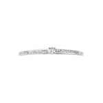 Bague Solitaire Alexandra Or Blanc Diamant - Parures de mariage Femme | Marc Orian