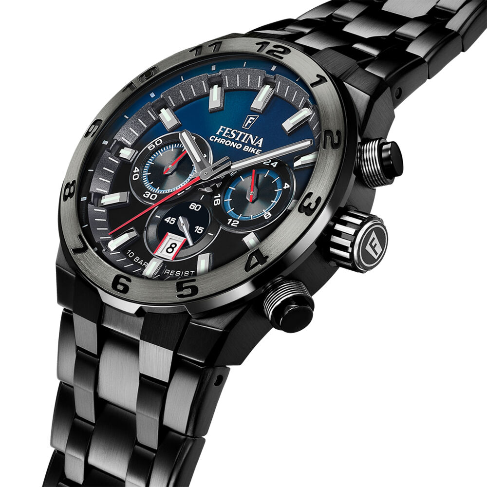 Montre Festina Chrono Bike Bleu - Montres &eacute;tanches Homme | Marc Orian