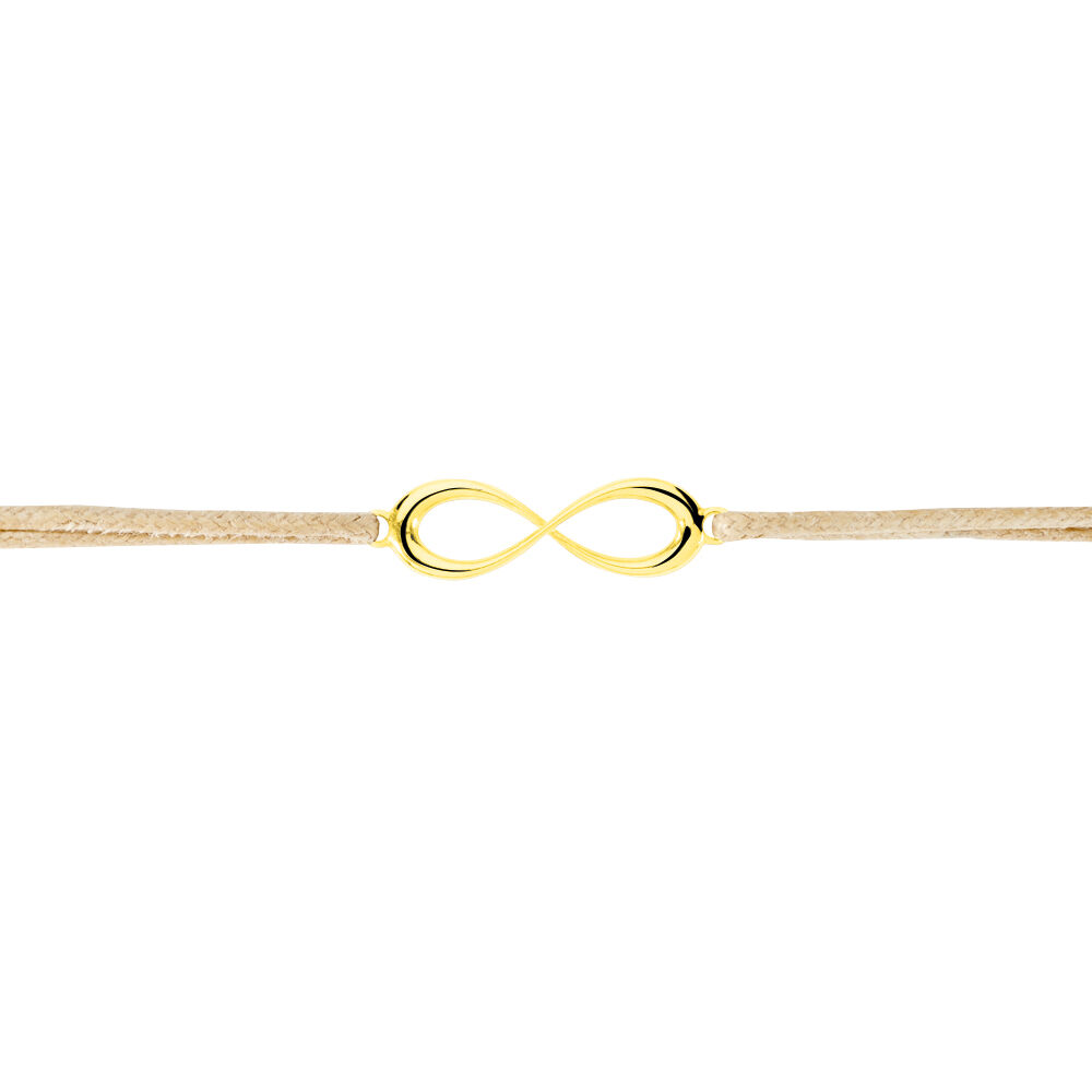 Bracelet Infini Or Jaune - Bracelets cordons Femme | Marc Orian