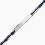 Bracelet Jourdan Joscelin Acier Argent&eacute; - Bracelets cordons Homme | Marc Orian