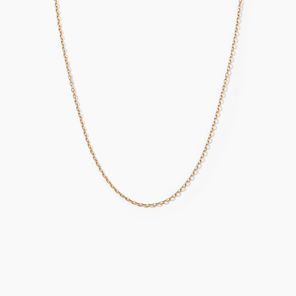 Cha&icirc;ne Igoa Maille For&ccedil;at Diamantee Or Jaune - Chaines Famille | Marc Orian