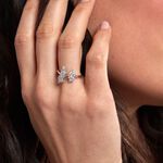 Bague Pr&eacute;cieux Flocon Argent Blanc Oxyde De Zirconium - Bijoux fantaisie Femme | Marc Orian