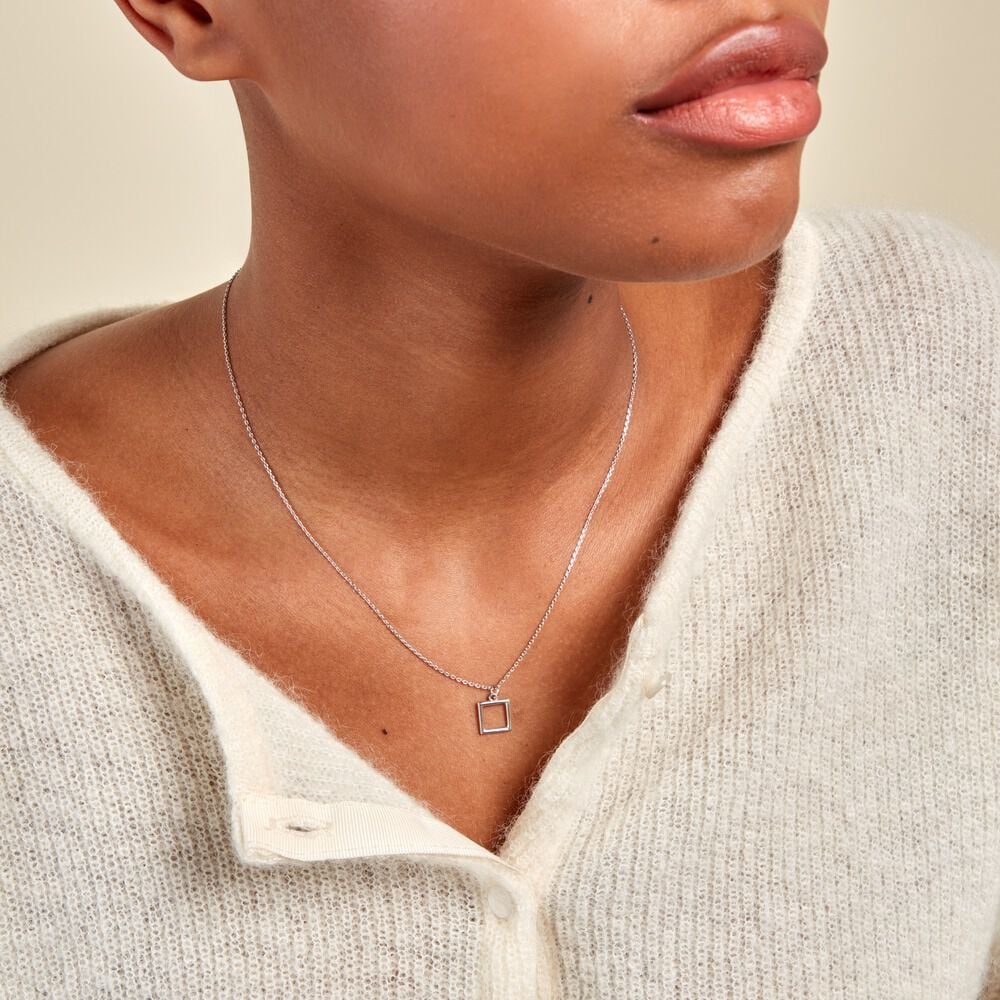Collier Brielle Argent Blanc - Colliers Femme | Marc Orian