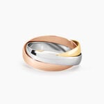Alliance Entrelacee Ruban Plat Or Tricolore - Alliances duo Unisex | Marc Orian