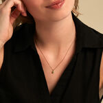 Collier Poem Argent Jaune P&eacute;ridot - Colliers avec pierres Femme | Marc Orian