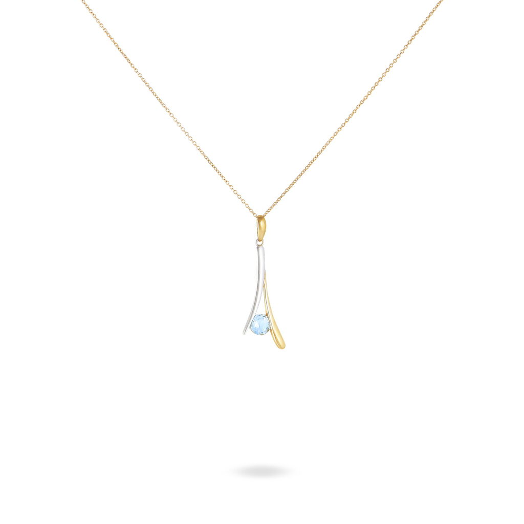 Collier Madli Or Bicolore Topaze - Colliers avec pierres Femme | Marc Orian