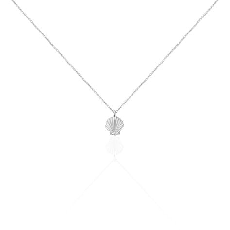 Collier Zelia Argent Blanc - Colliers fantaisie Femme | Marc Orian