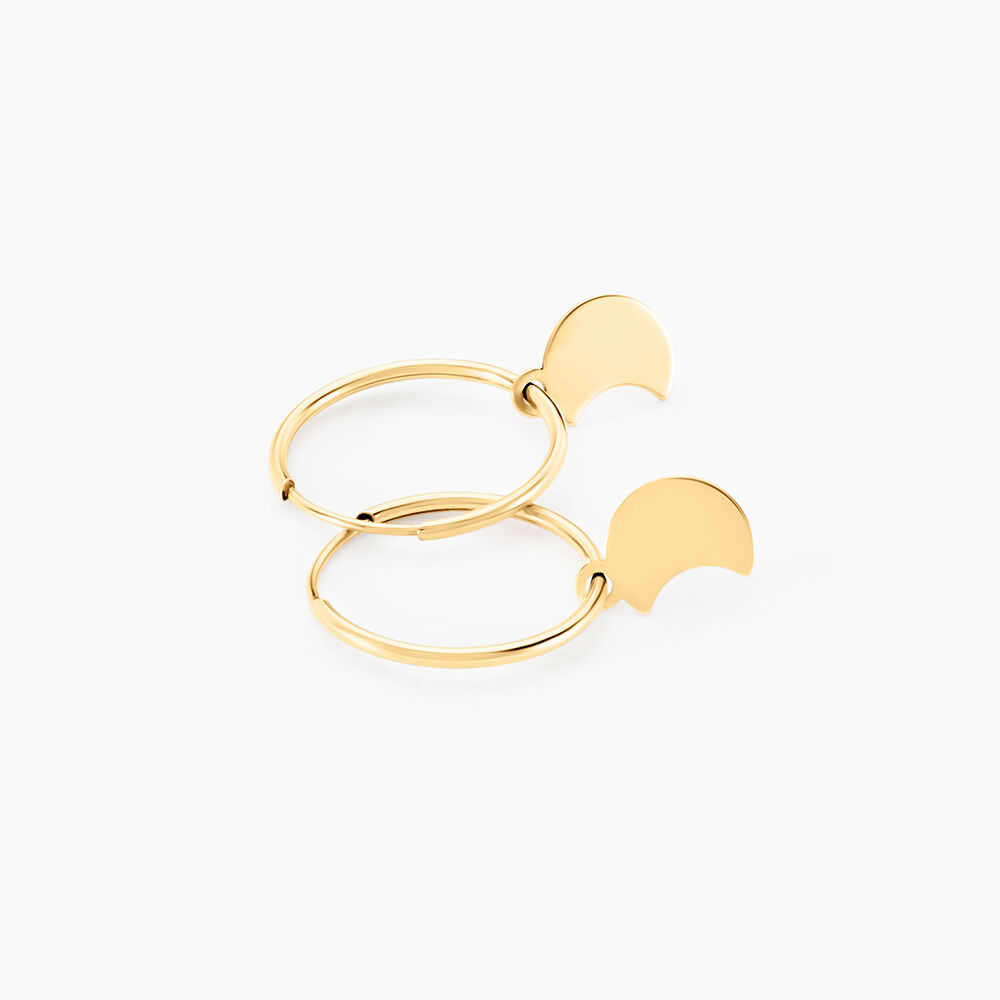 Cr&eacute;oles Belita Or Jaune - Boucles d'oreilles pampille Femme | Marc Orian