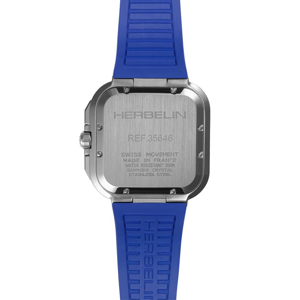 Montre Herbelin Cap Camarat Square Bleu - Montres &eacute;tanches Homme | Marc Orian