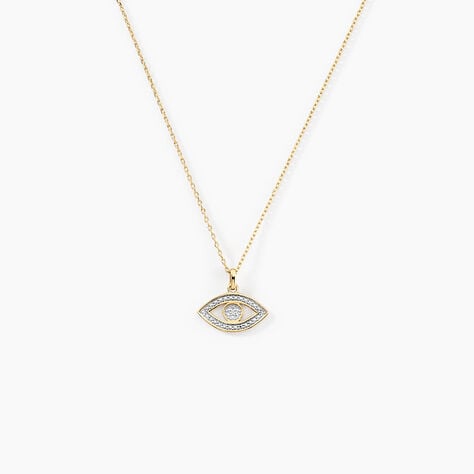 Collier Xandra Or Jaune Diamant - Colliers avec pierres Femme | Marc Orian