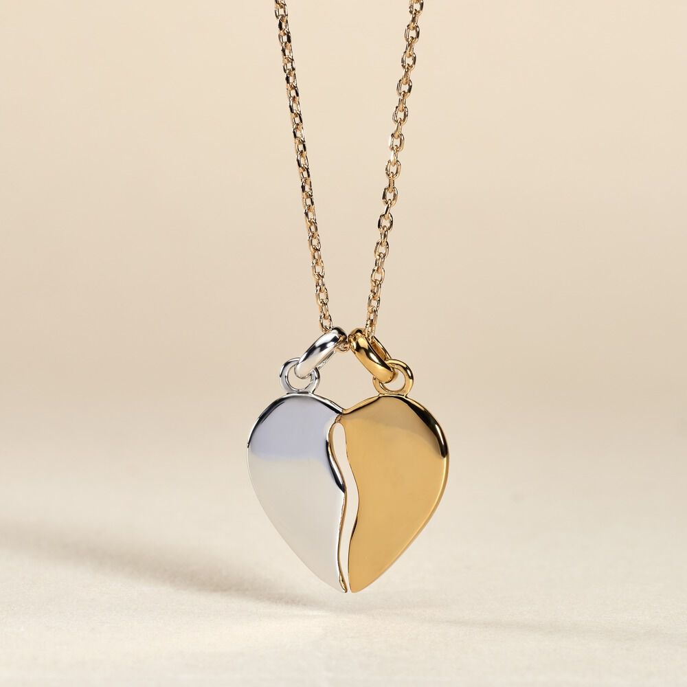 Pendentif Marie-stephanie Plaqué Or Bicolore - Bijoux personnalisés Femme | Marc Orian