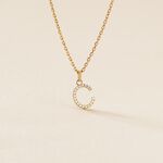 Pendentif Klementine Or Jaune Oxyde De Zirconium - Pendentifs Famille | Marc Orian