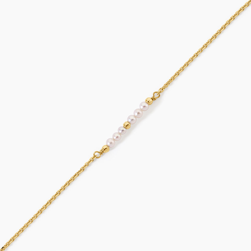 Bracelet Tova Argent Dor&eacute; A L'Or 750/1000 Perle De Culture - Bracelets fantaisie  | Marc Orian