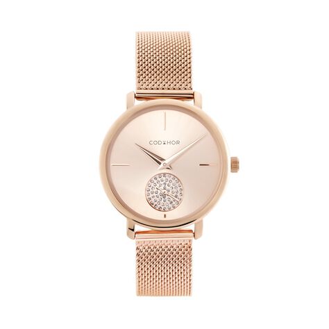 Montre Codhor Amele Dore Rose - Montres &eacute;tanches Femme | Marc Orian