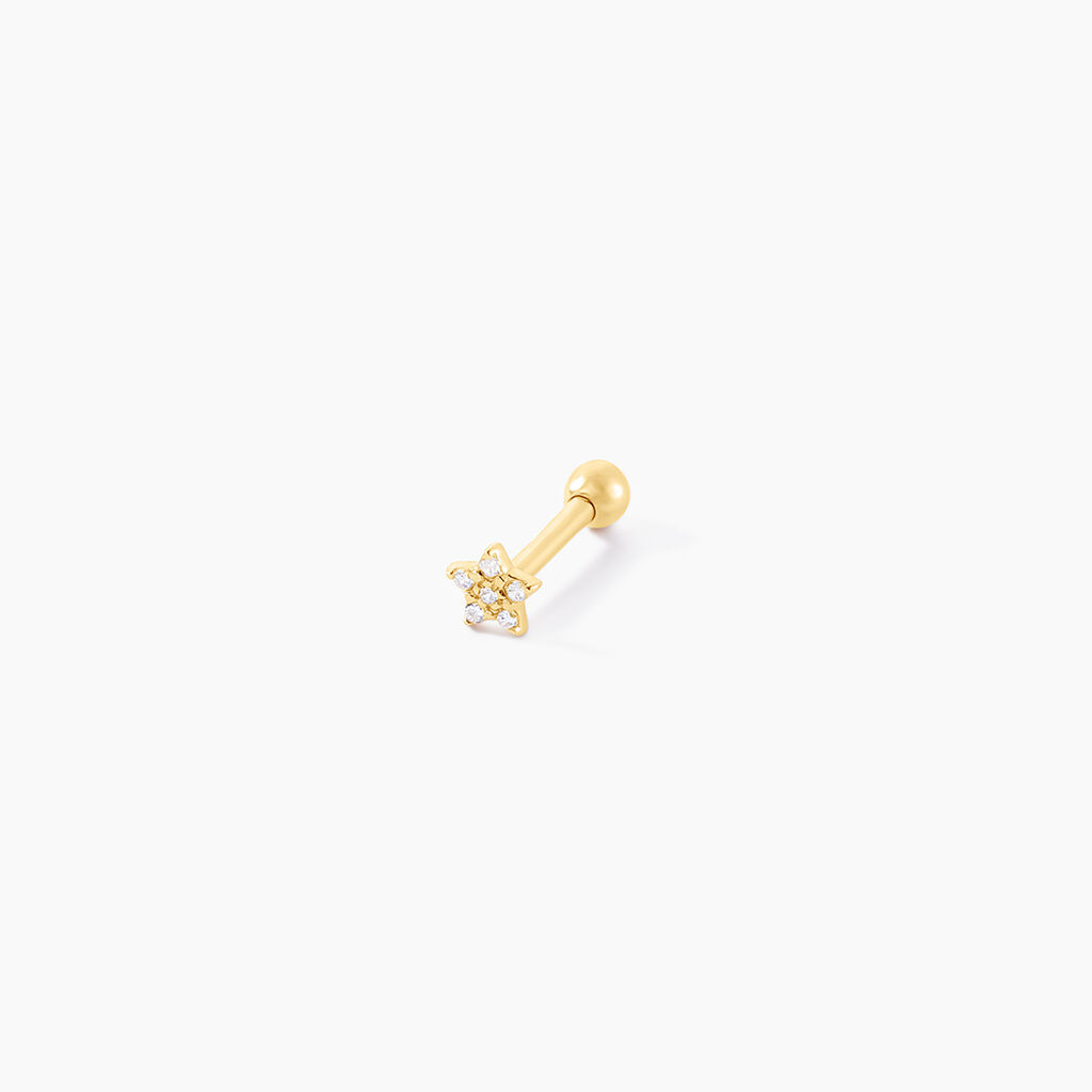 Piercing Alchemille Or Jaune Oxyde - Piercing Conch Femme | Marc Orian
