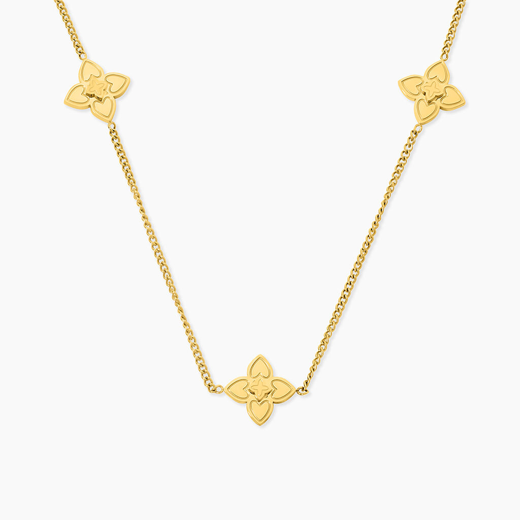 Collier Effy Acier Jaune - Colliers fantaisie Femme | Marc Orian