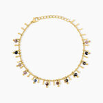 Bracelet Athena Acier Jaune Rhodochrosite - Bracelets cha&icirc;nes Femme | Marc Orian