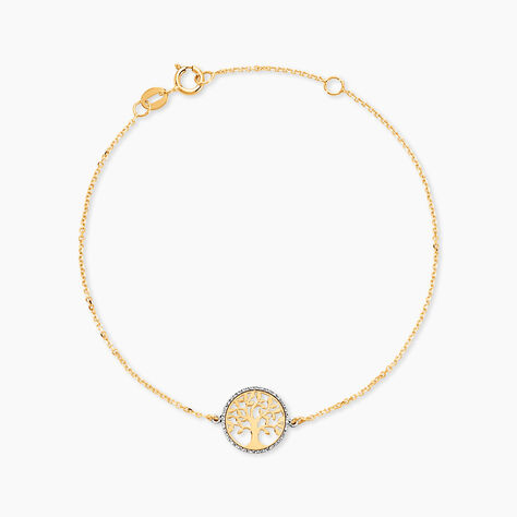 Bracelet Or Jaune Tussilage - Bracelets cha&icirc;nes Femme | Marc Orian