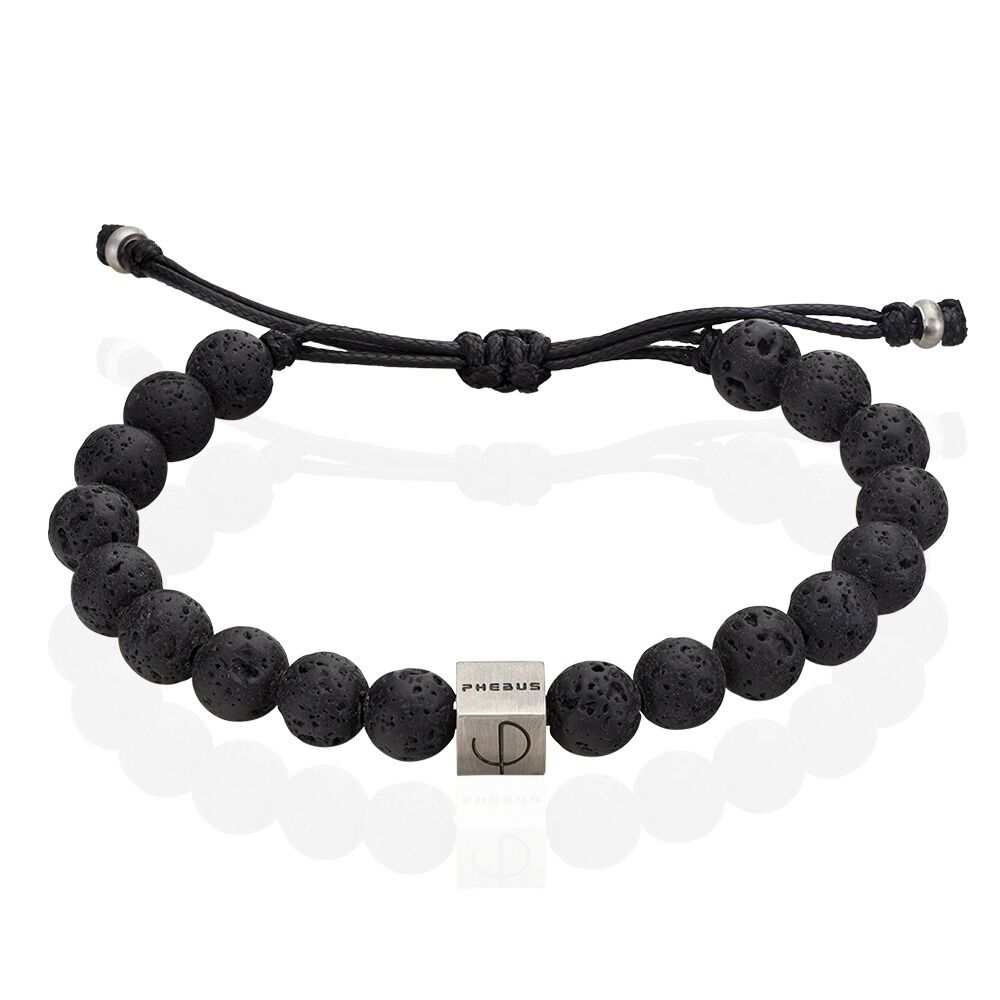 Bracelets Phebus Him Acier Blanc Lave - Bracelets cha&icirc;nes Homme | Marc Orian