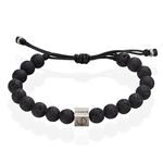 Bracelets Phebus Him Acier Blanc Lave - Bracelets cha&icirc;nes Homme | Marc Orian