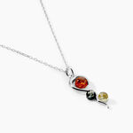 Collier Murriel Argent Blanc Ambre - Colliers avec pierres Femme | Marc Orian