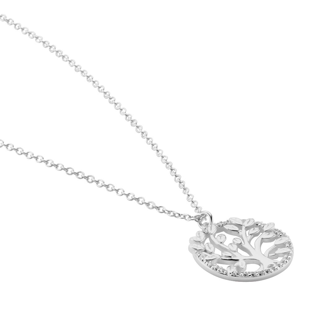 Collier Maximilian Argent Blanc Oxyde De Zirconium - Colliers avec pierres Femme | Marc Orian