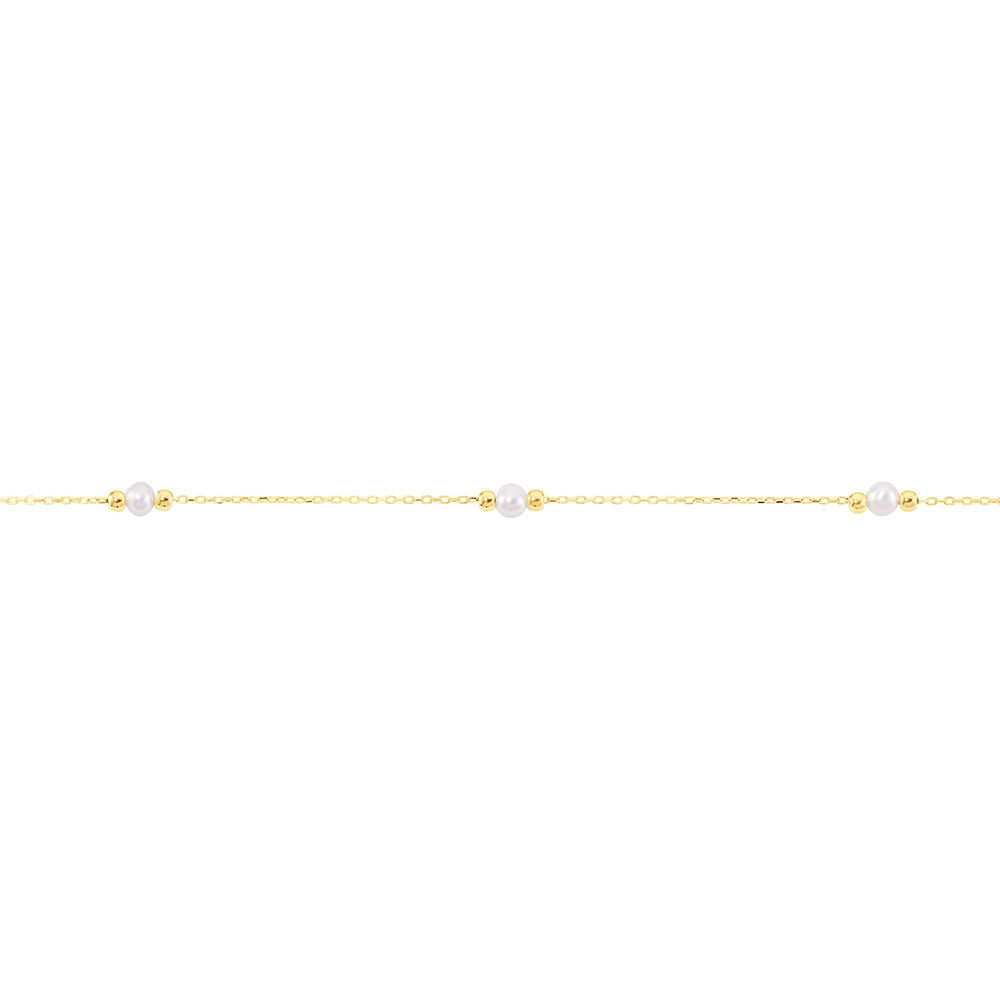 Chaîne De Cheville Akif Or Jaune Perle De Culture - Chaines de cheville Femme | Marc Orian