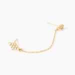 Bijou D'oreille Unitaire Pallas Or Jaune Oxyde De Zirconium - Piercings d'oreilles Femme | Marc Orian