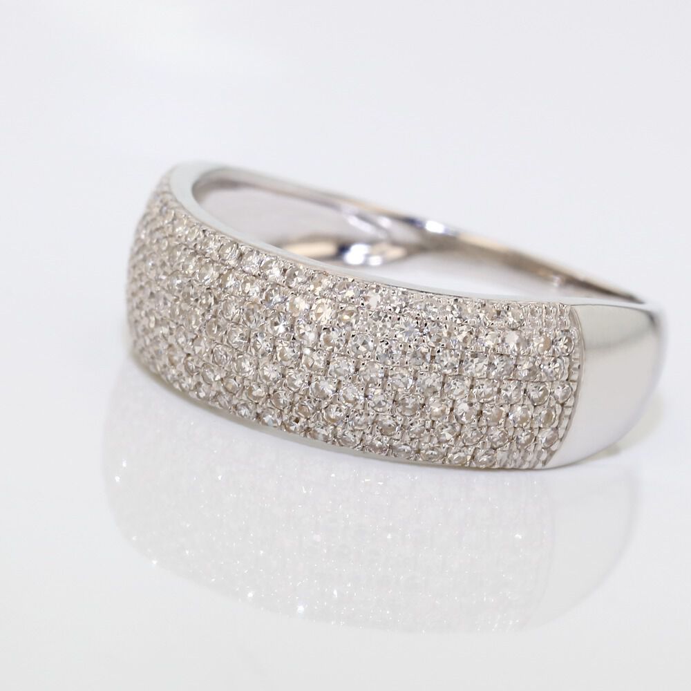 Bague Charlotte Or Blanc Diamant - Bagues pierres précieuses Femme | Marc Orian