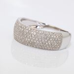 Bague Charlotte Or Blanc Diamant - Parures de mariage Femme | Marc Orian