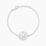 Bracelet Hita Argent Blanc - Bracelets fantaisie Femme | Marc Orian