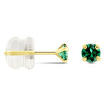 Boucles D'oreilles Puces Or Jaune Oxyde De Zirconium - Puces Femme | Marc Orian
