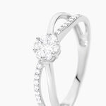 Bague Kuta Or Blanc Diamant - Bagues fian&ccedil;ailles Femme | Marc Orian