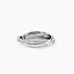 Bague Tahti Argent Blanc Oxyde De Zirconium - Bijoux fantaisie Femme | Marc Orian