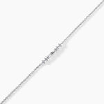 Bracelet Lyncee Argent Blanc Diamant Synth&eacute;tique - Bracelets cha&icirc;nes Femme | Marc Orian