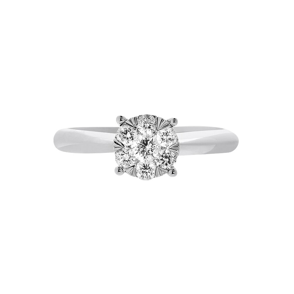 Bague Solitaire Dream Or Blanc Diamant - Solitaires Femme | Marc Orian