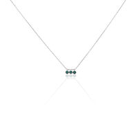 Collier Kasey Argent Blanc Oxyde De Zirconium